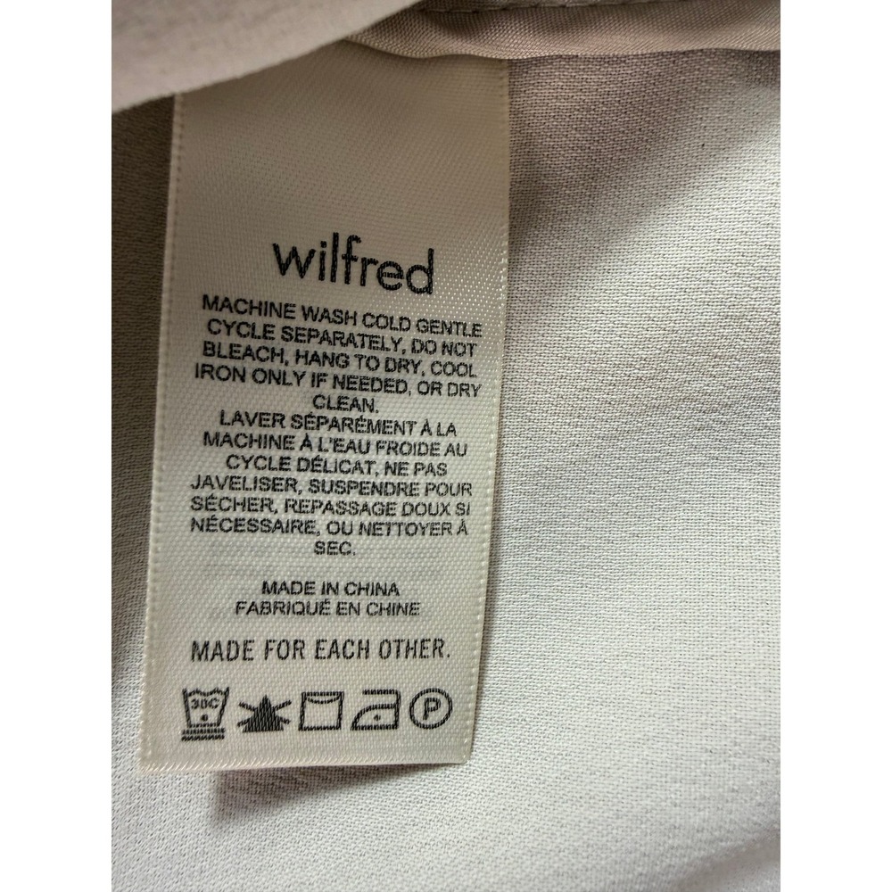 Wilfred White Draped Collar Blazer Jacket - Picture 12 of 13